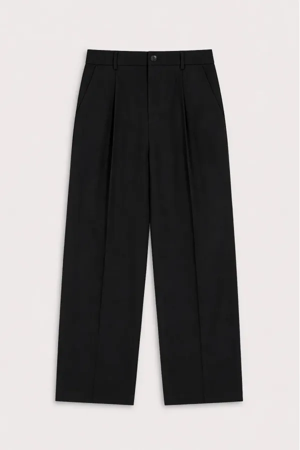 Oversize Lyocell Blend Set Black