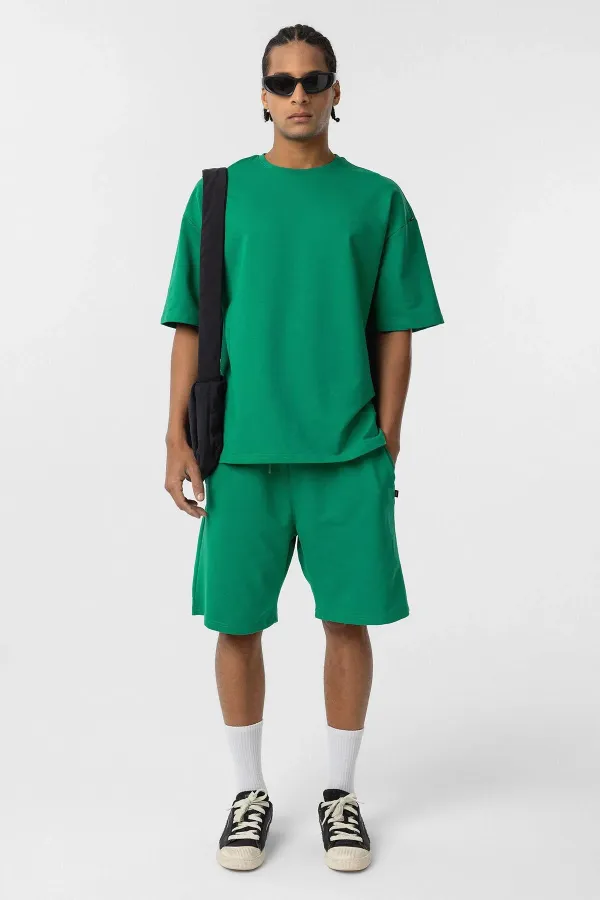 Basic Oversize Şort Takım Benetton