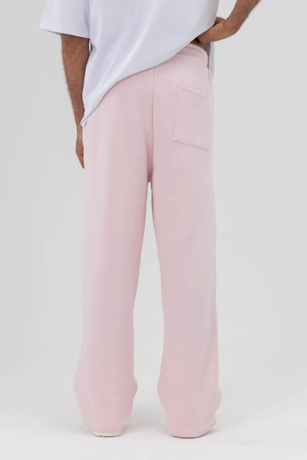 Basic Baggy Sweatpants Pink
