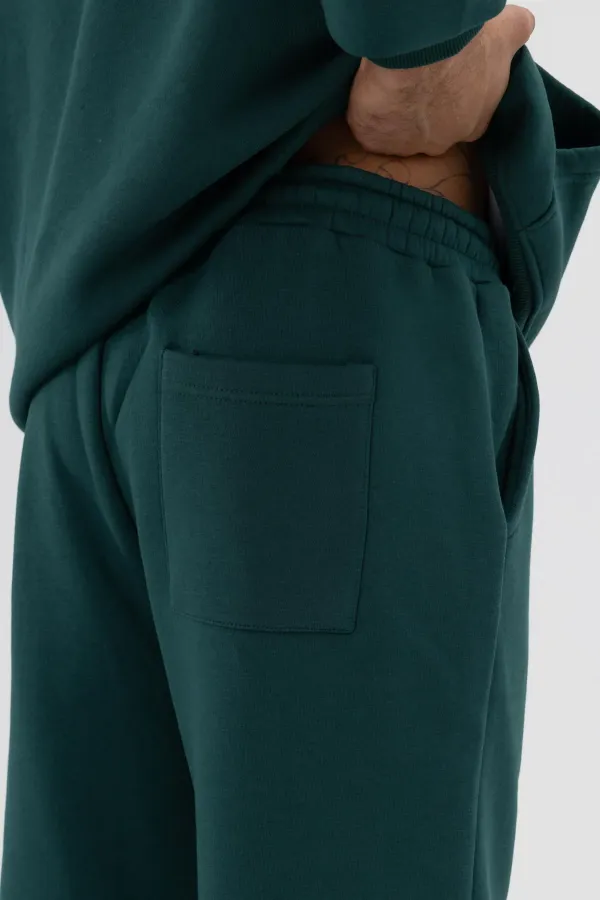 Basic Sweatpants with Elasticated Cuffs, Navy Blue