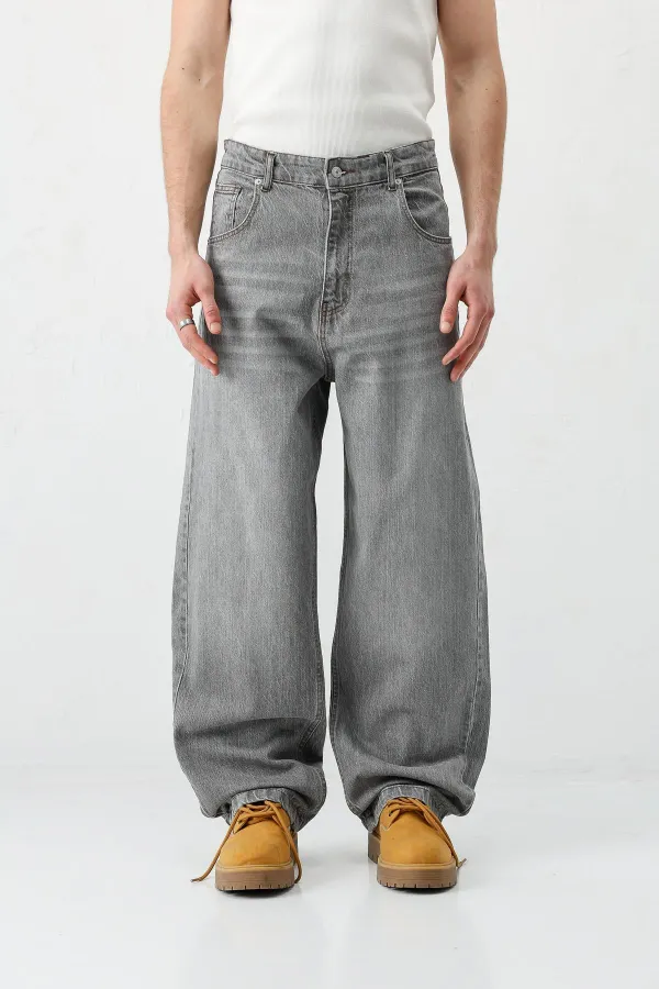 Super Baggy Fit Jean Antrasit