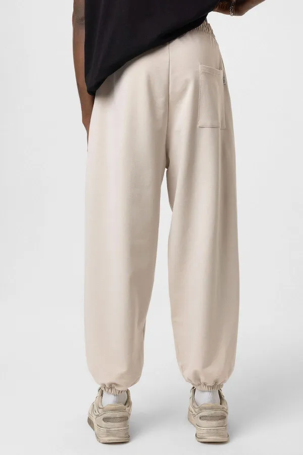 Basic Elastic Waist Oversize Sweatpants