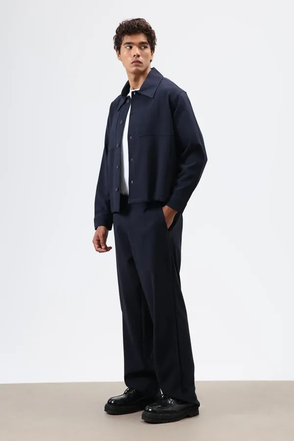 Relax Fit Ceket Lacivert