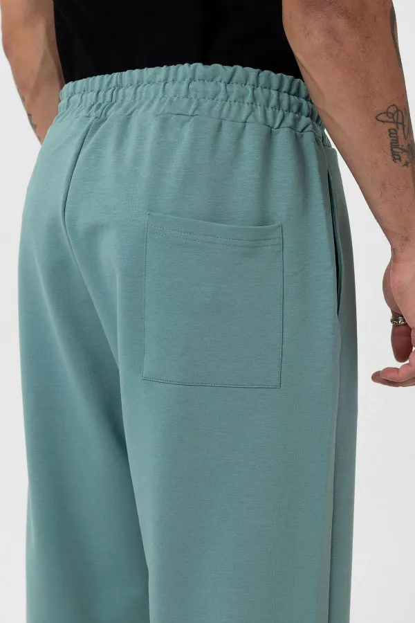 Paça Lastikli Basic Oversize Eşofman Takımı Mint