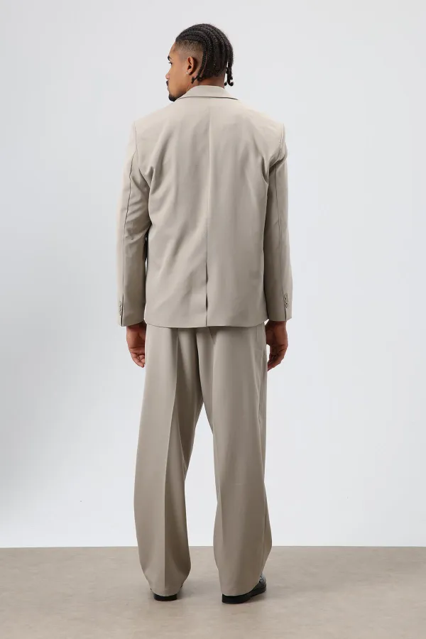 Costume oversize en vison