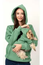 Köpek Hoodie - Yeşil