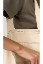 Pati Nakışlı Bez Tote Çanta