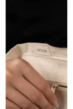 Pati Nakışlı Bez Tote Çanta