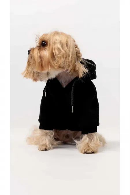 Sweat à capuche pour chien - Noir