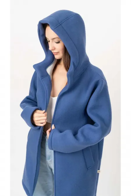 Manteau unisexe / Bleu clair-indigo