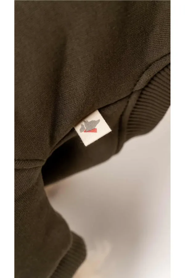 Köpek Hoodie - Haki