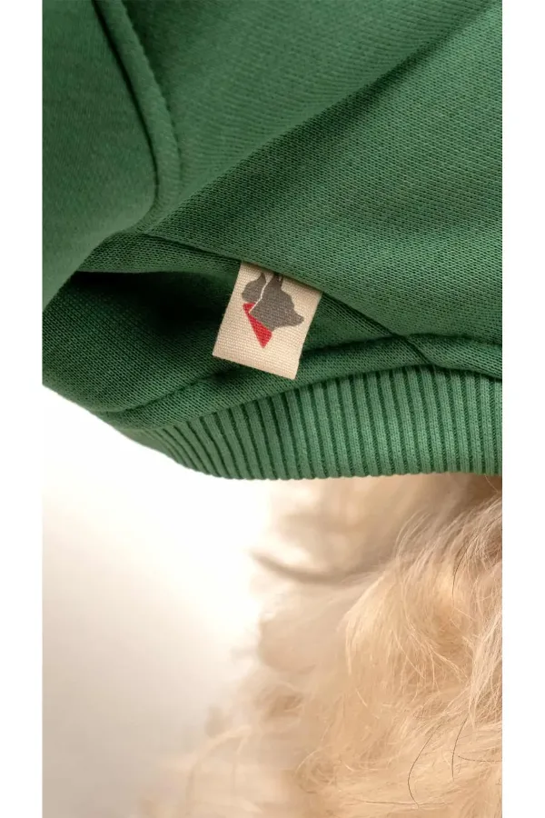 Köpek Hoodie - Yeşil