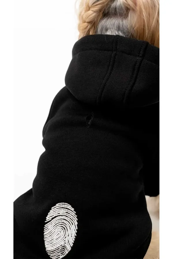Köpek Hoodie - Siyah
