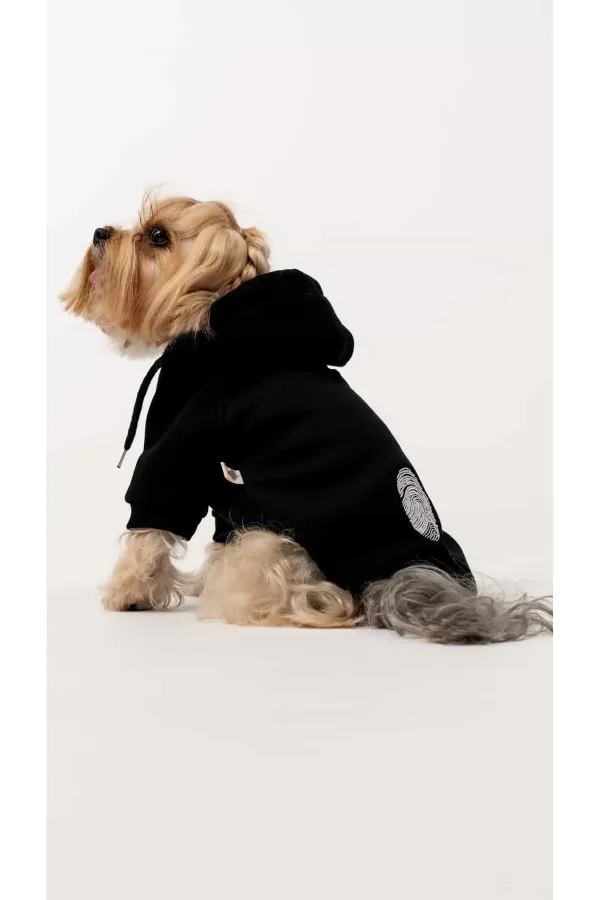 Köpek Hoodie - Siyah
