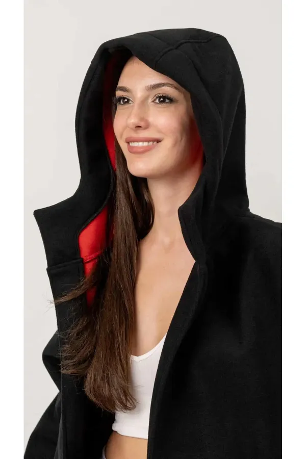 Unisex Kaban / Siyah-Kırmızı