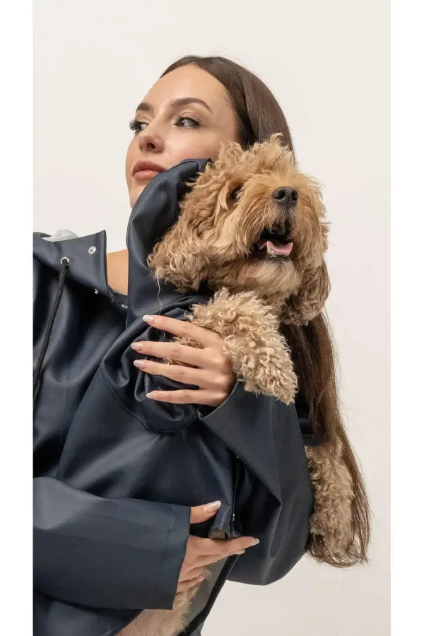 Köpek Yağmurluk - Lacivert