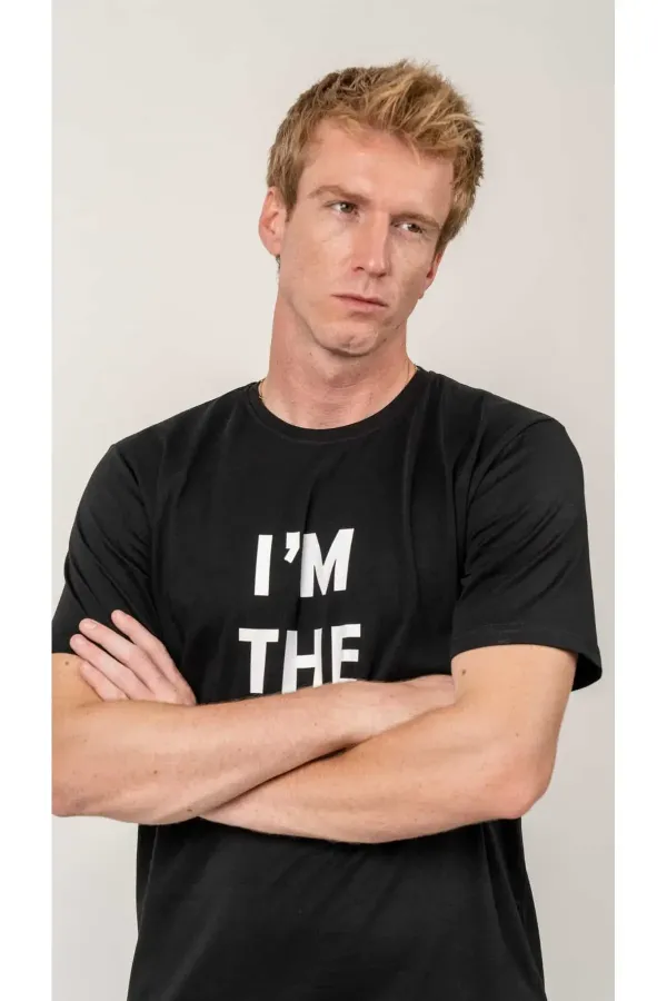 Baskılı T-Shirt Erkek