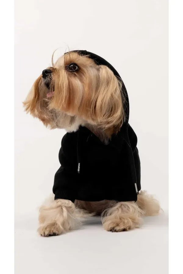 Köpek Hoodie - Siyah