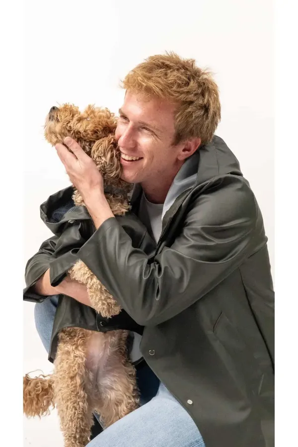 Köpek Yağmurluk - Haki