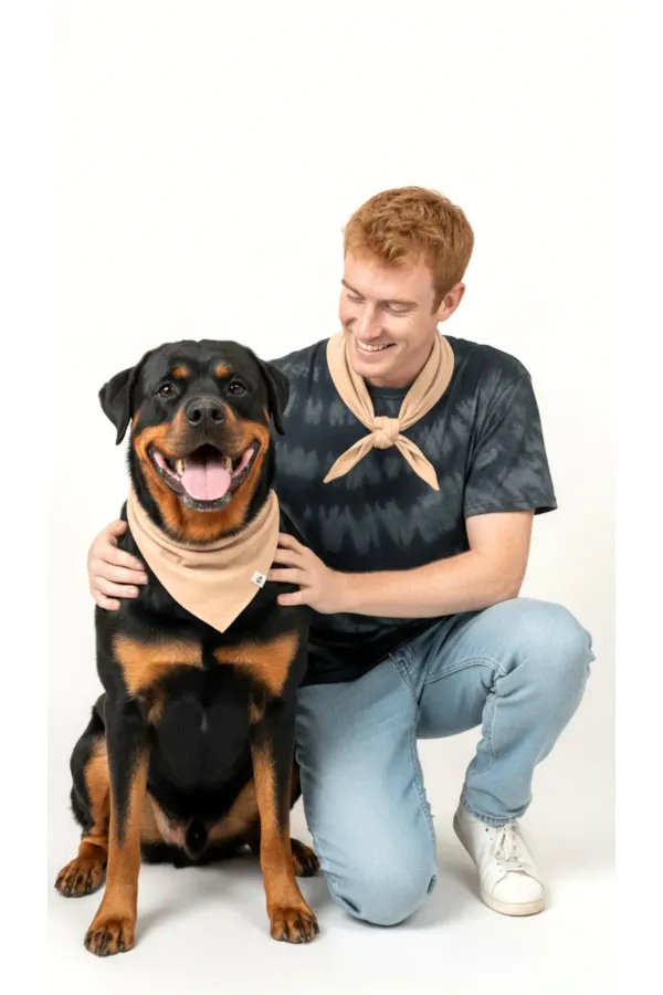 Dog Scarf - Cream