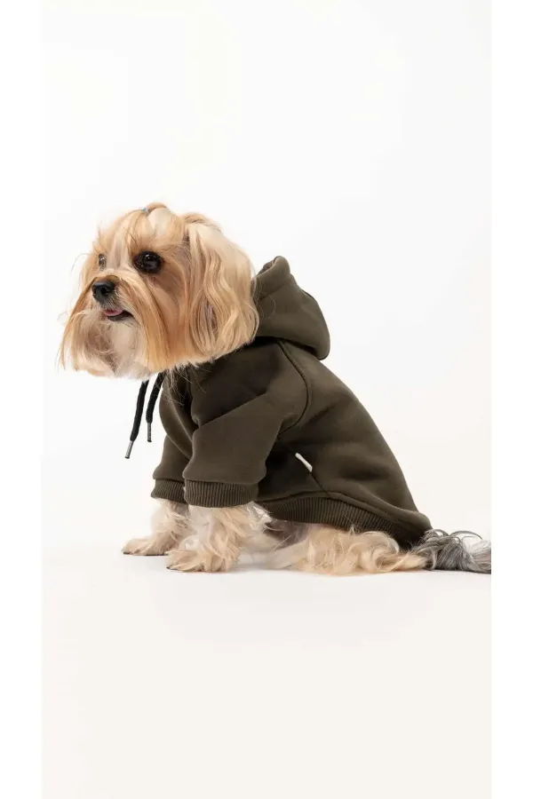Köpek Hoodie - Haki
