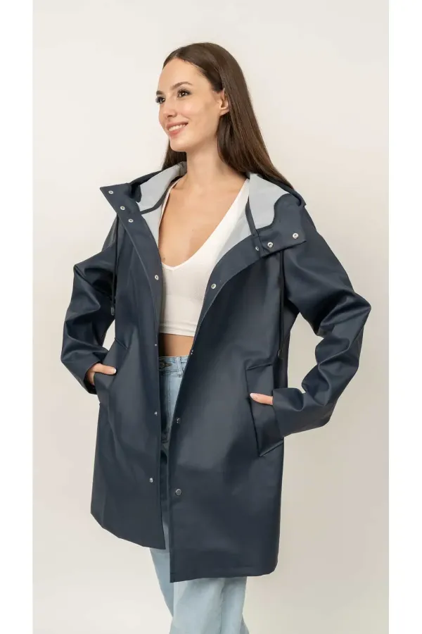 Unisex Yağmurluk - Lacivert