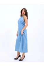 Robe en jean 6771 - Bleue