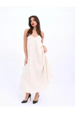 7339 DRESS - BEIGE