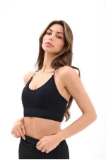 15376 COATED BRA - BLACK