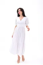ROBE 6411 - BLANC