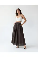 7580 SKIRT-COFFEE