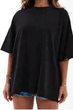 7169 T-SHİRT-SİYAH