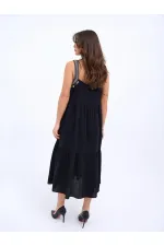 6907 DRESS - BLACK
