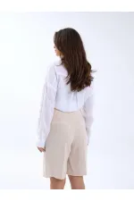 7066 SHORTS - BEIGE