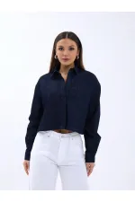 7362 KOT GÖMLEK-LACİVERT