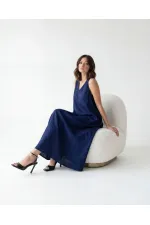 7594 DRESS - NAVY BLUE