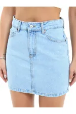 Jupe en jean 7395 - Bleu clair