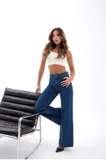 7440 KOT PANTOLON-KOYU MAVİ