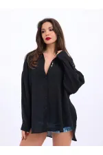 CHEMISE 6758 - NOIRE