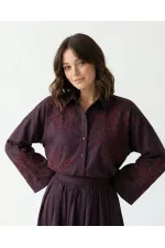 7614 SKIRT - BORDEAUX