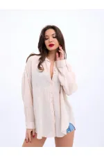 CHEMISE 6758 - BEIGE
