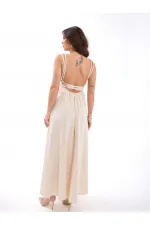 7409 DRESS - BEIGE