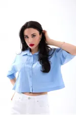 CHEMISE 4873 - BLEUE