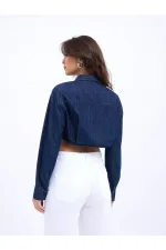6603 DENIM BLOUSE - BLUE