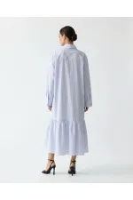 5855 ELBİSE-MIAMI ÇİZGİLİ