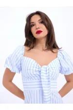 5948 ELBİSE-LOS ANGELES ÇİZGİLİ