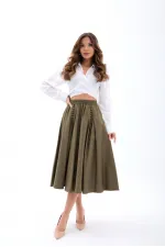 7004 SKIRT-KHAKI