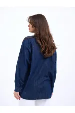 6633 KOT GÖMLEK-MAVİ