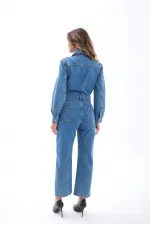 COMBINAISON EN JEAN 7467 - BLEUE