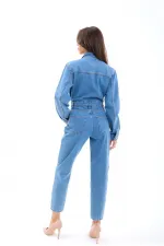 6718 DENIM JUMPSUIT - BLUE